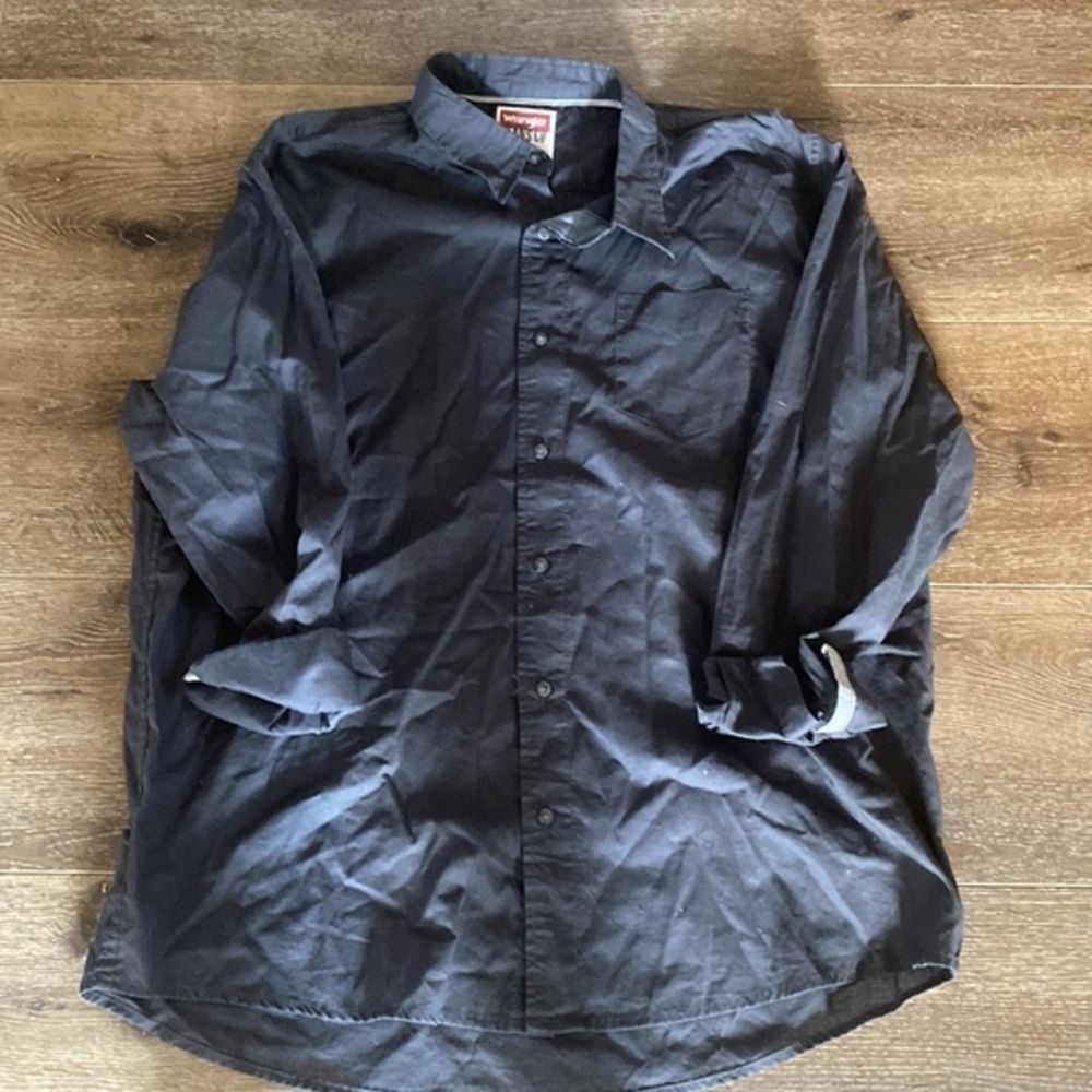 Wrangler‎ gray button up 2X